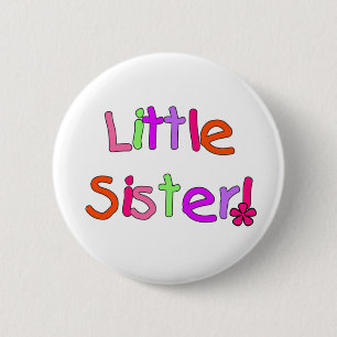 Kleine Schwester-T - Shirts und Geschenke Button