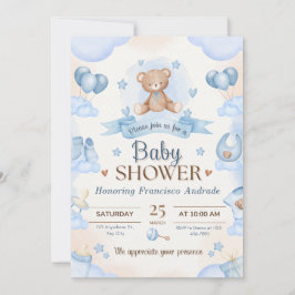 Kleine Segnung Baby Shower Elegantes Design Einladung