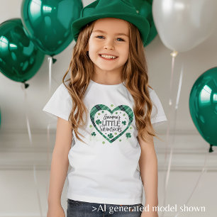 "Kleine Shamrocks" - Benutzerdefiniertes St. Patri T-Shirt