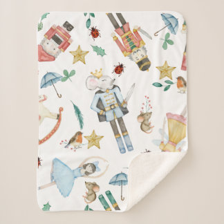 kleine Sherpa-Decke - ideales Geschenk für ein neu Sherpadecke