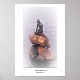 Kleine Sirène Kopenhagen Sculpture Statue Dänemark Poster