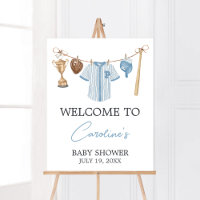 Kleine Slugger Baseball Baby Dusche Empfang