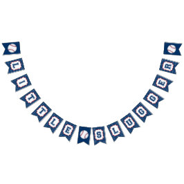 Kleine Slugger-Baseball-Party-Flaggen-Flagge Wimpelkette