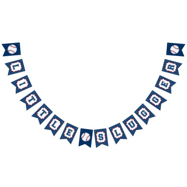 Kleine Slugger-Baseball-Party-Flaggen-Flagge Wimpelkette (Alle)