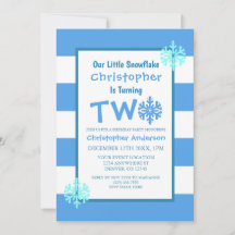 Kleine Snowflake 2. Geburtstag