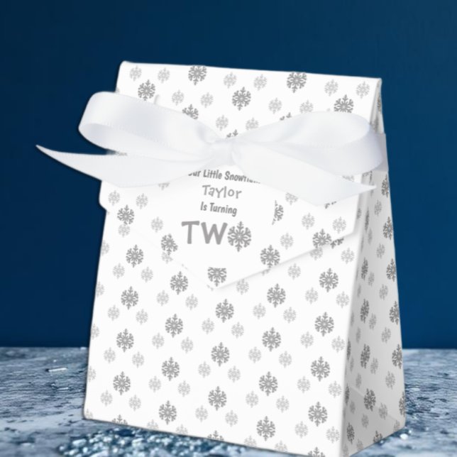 Kleine Snowflake 2. Geburtstag Geschenkschachtel (Von Creator hochgeladen)