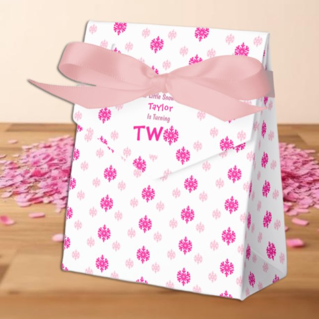 Kleine Snowflake 2. Geburtstag Geschenkschachtel (Von Creator hochgeladen)