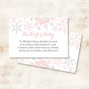 Kleine Snowflake Babydusche bringen ein Buch