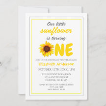 Kleine Sonnenblume 1. Geburtstag