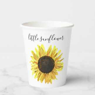 Kleine Sonnenblume Pappbecher