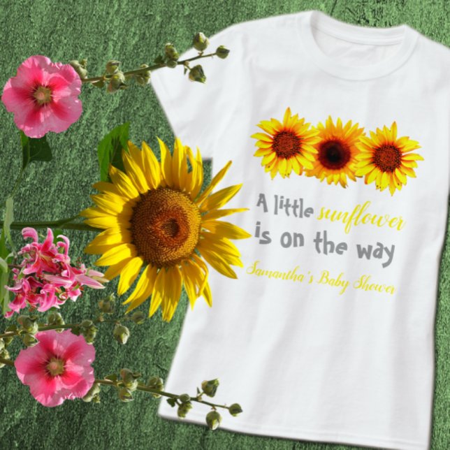 Kleine Sonnenblumendusche T-Shirt (Von Creator hochgeladen)