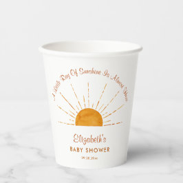 Kleine Sonnendusche Pappbecher