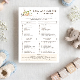 Kleine Spross Schnitzeljagd Karte Baby Shower