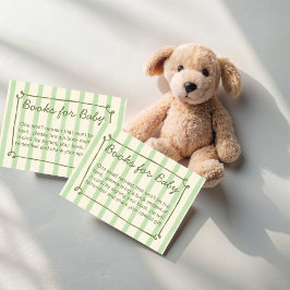 Kleine Sprossen Baby Dusche Buchungsanfrage Begleitkarte