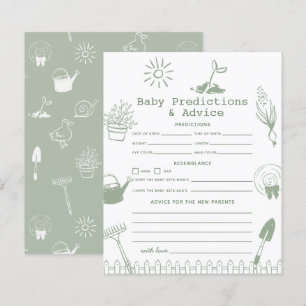 Kleine Sprossen Handgezeichnete Baby-Vorhersagen &