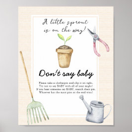 Kleine Sprossendusche - Sag nicht Baby Poster