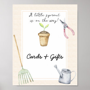 Kleine Sprösslinge - Karten und Geschenke Babydusc Poster