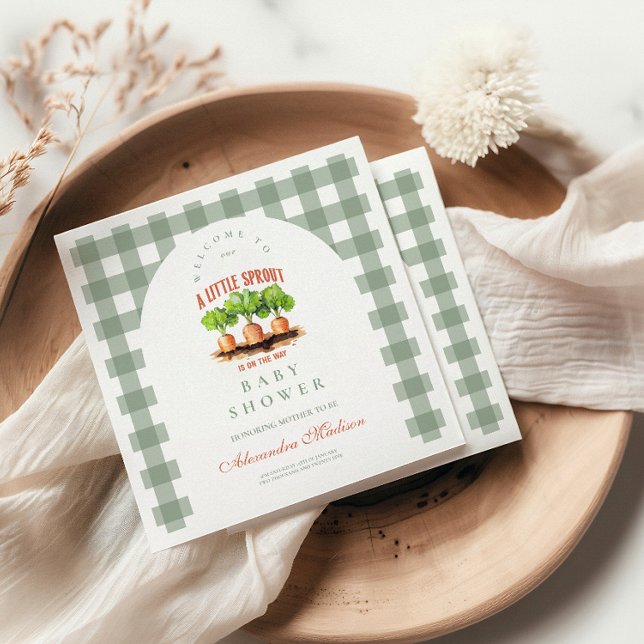 Kleine Sprout Baby Dusche Serviette (Von Creator hochgeladen)