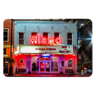 KLEINE STADT ALAMO Flexibles Foto Magnet