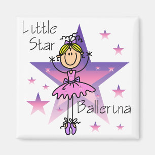 Kleine Stern-Ballerina - Blondes Haar Magnet