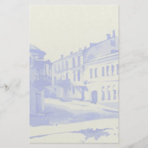 Kleine Straßen in der Altstadt Briefpapier
