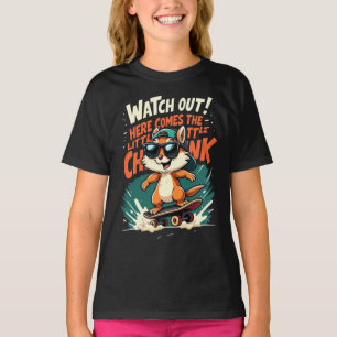 🐿️Kleine Streifenhörnchen-Kinder Süßes Cartoon-Ti T-Shirt