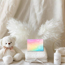 Kleine Stück vom Himmel Regenbogen-Windel-Raffelka