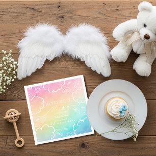 Kleine Stücke des Himmels Regenbogen Danke Serviet Serviette
