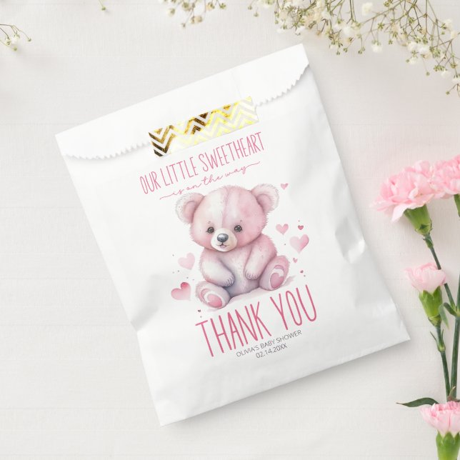 Kleine süße Aquarell Babydusche Geschenktütchen (Versiegelt)