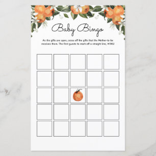 Kleine Süsse Baby Shower Games Baby Bingo Game