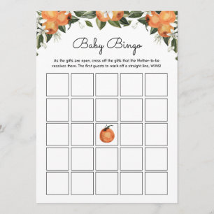 Kleine Süsse Baby Shower Games Baby Bingo Game Hinweiskarte