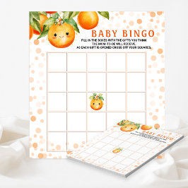 Kleine Süsse Babydusche Bingo Spielkarten Notizblock
