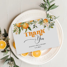 Kleine Süsse Babydusche danke Karte