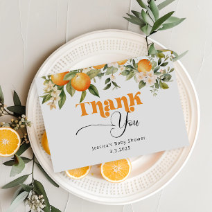 Kleine Süsse Babydusche danke Karte