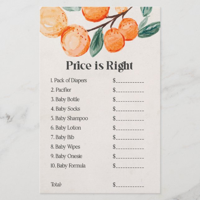 Kleine Süsse Babydusche Preis für das richtige Spi (Vorderseite)