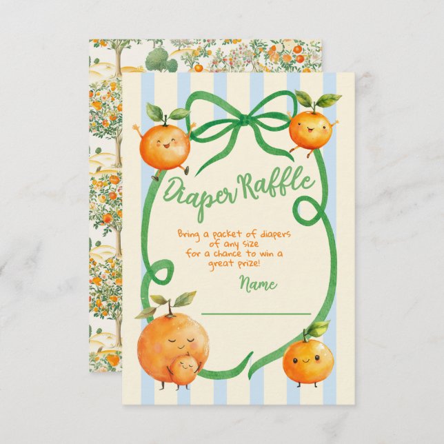 Kleine Süsse Babyduschturm-Windelwanne Einladung (Vorne/Hinten)