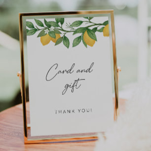 Kleine Süße Babyshower-Karte und Geschenk-Schild Einladung