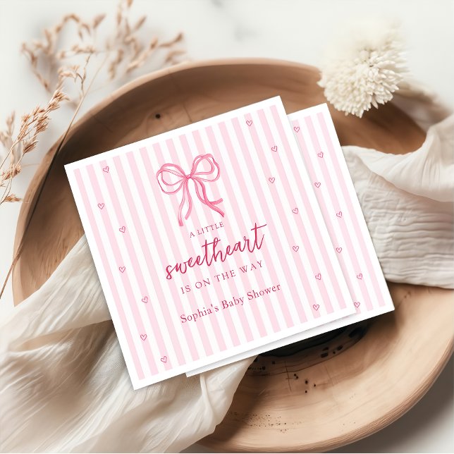 Kleine Süße Bogen-Baby-Party Serviette (Von Creator hochgeladen)