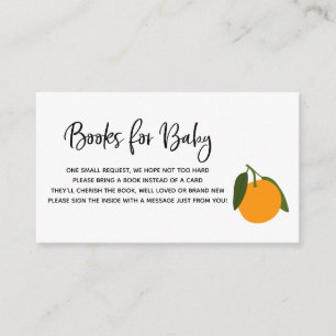 Kleine Süsse Bücher für Babysteckkarte Begleitkarte