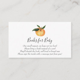 Kleine Süsse Bücher für Babysteckkarte Begleitkarte