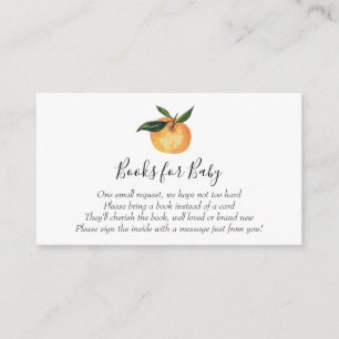 Kleine Süsse Bücher für Babysteckkarte Begleitkarte