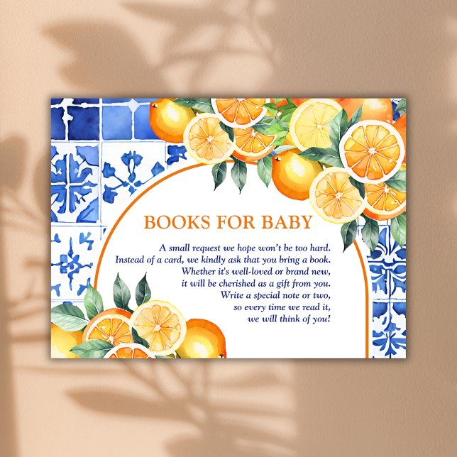 Kleine Süsse Citrus Baby Duschbücher für Baby Begleitkarte (Von Creator hochgeladen)