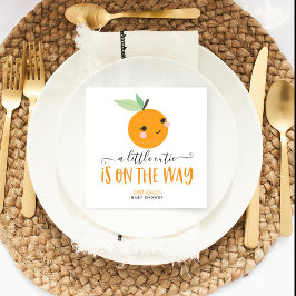 Kleine Süsse Citrus Baby Duschcocktail Napkin Serviette