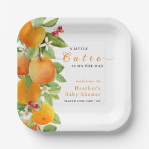 Kleine Süsse Citrus Orange Clementine Babydusche