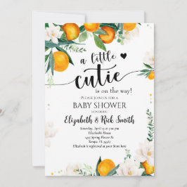Kleine Süsse Clementine Baby Duwer Gender Neutral Einladung