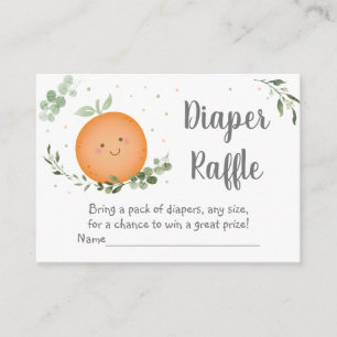 Kleine Süsse Clementine Babydusche Windelwanne Begleitkarte