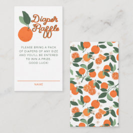 Kleine Süsse Clementine Babydusche Windelwanne Begleitkarte