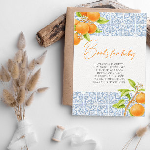 Kleine Süsse Clementine Books for Baby Shower Begleitkarte