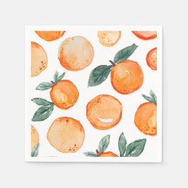 Kleine Süsse Clementine Party Napkins Serviette