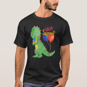 Kleine süße Dinosaurier mit Limonade Erfrischung f T-Shirt